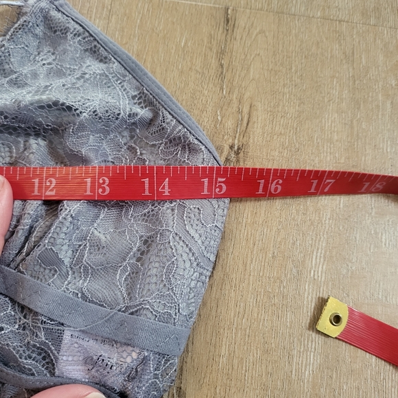 Buitifo Womens Cami Bra Criss Cross Eyelash Crop Top Bra - Picture 4 of 9